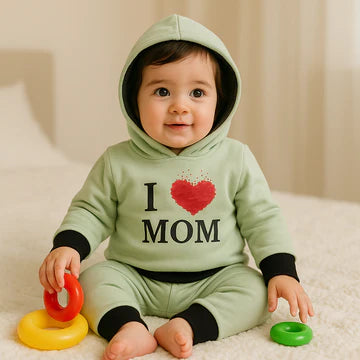 Baby Warm Hooded Pajama Set
