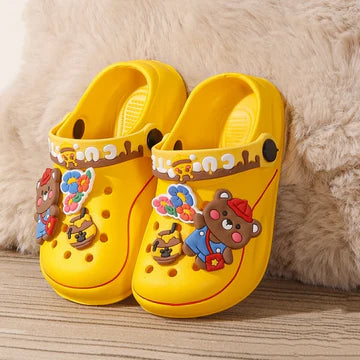 Kids Crocs Honey Bear Yellow Color